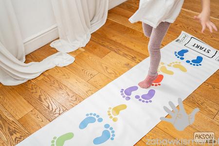 Mata animacyjna AKS- Skaczące stópki - obrazek 4