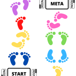 Mata animacyjna AKS- Skaczące stópki