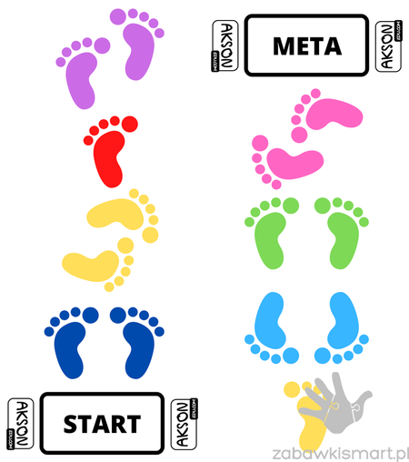 Mata animacyjna AKS- Skaczące stópki