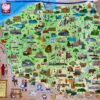 Magnetyczna mapa Polski 3w1- Woody - obrazek 2