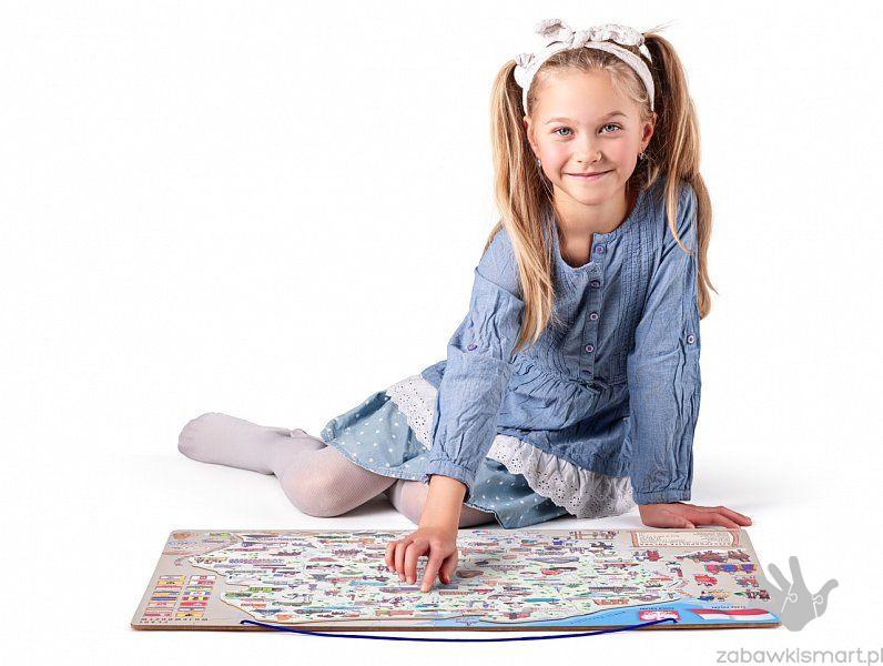 Magnetyczna mapa Polski 3w1- Woody - obrazek 4