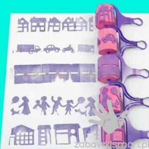 Wałki z pianki Anthony Peters- MIASTO- 5 szt.