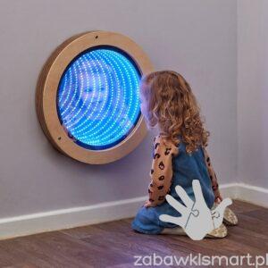 Świecące lustro nieskończoności okrągłe- TTS