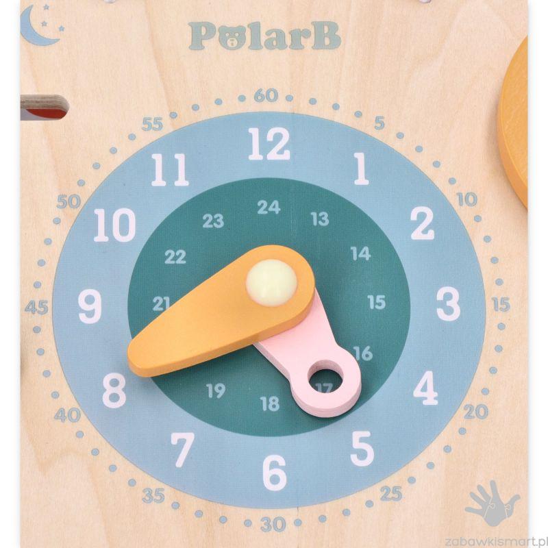 Drewniany kalendarz i zegar PolarB- VIGA - obrazek 2