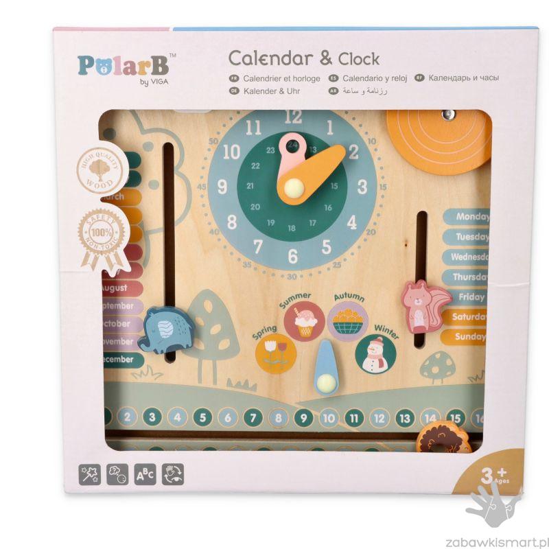 Drewniany kalendarz i zegar PolarB- VIGA - obrazek 11