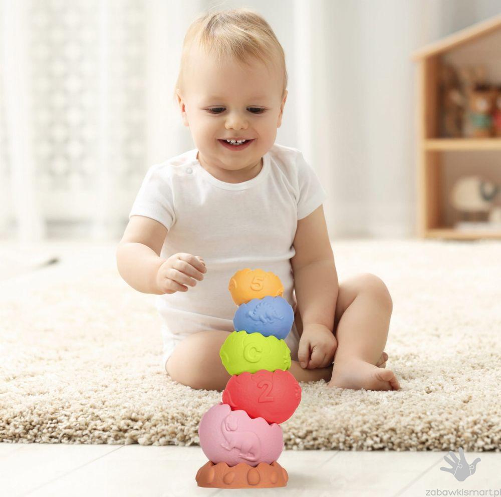 Piramidka sensoryczna Tullo (pastelowa) - obrazek 3