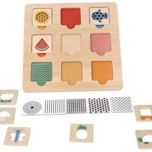 Puzzle Adam Toys- kształty, wzorki, kolory