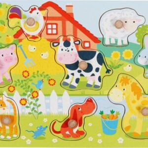 Puzzle Goki z uchwytami- Wiejskie życie