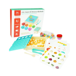 Gra drewniana 4w1 sortowanie