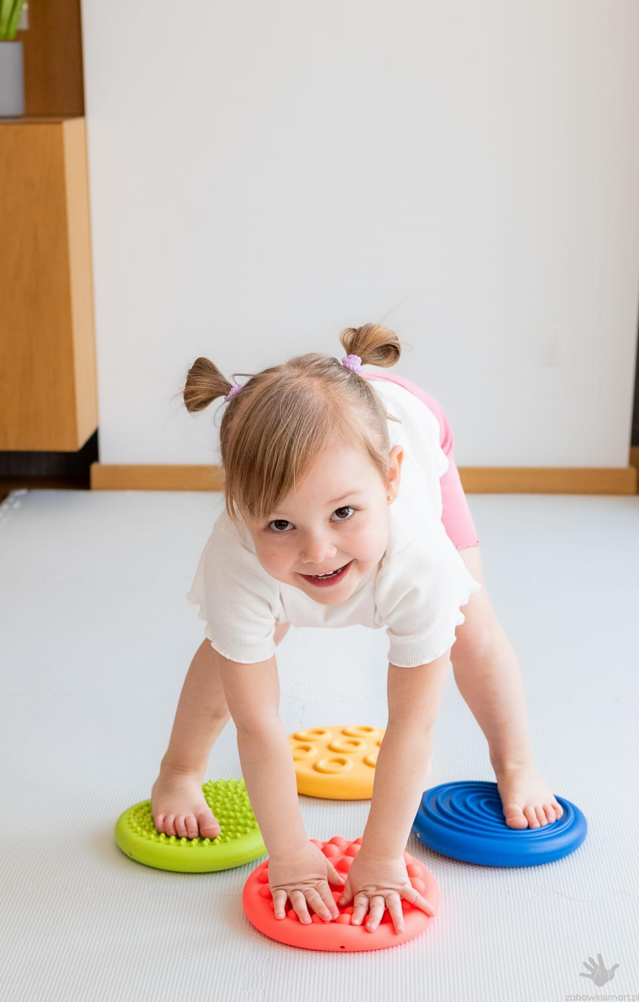Dyski sensoryczne Tullo różne faktury- zestaw 4 szt. - obrazek 5