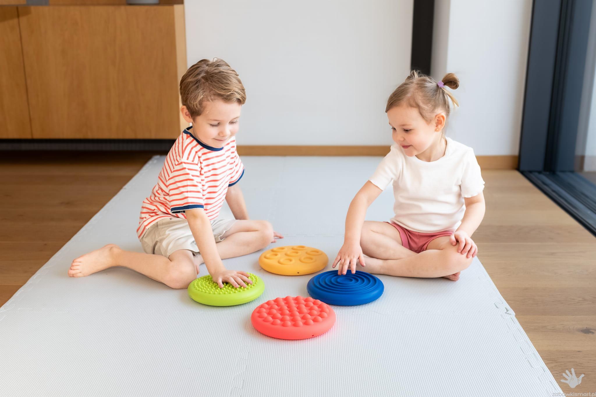 Dyski sensoryczne Tullo różne faktury- zestaw 4 szt. - obrazek 7