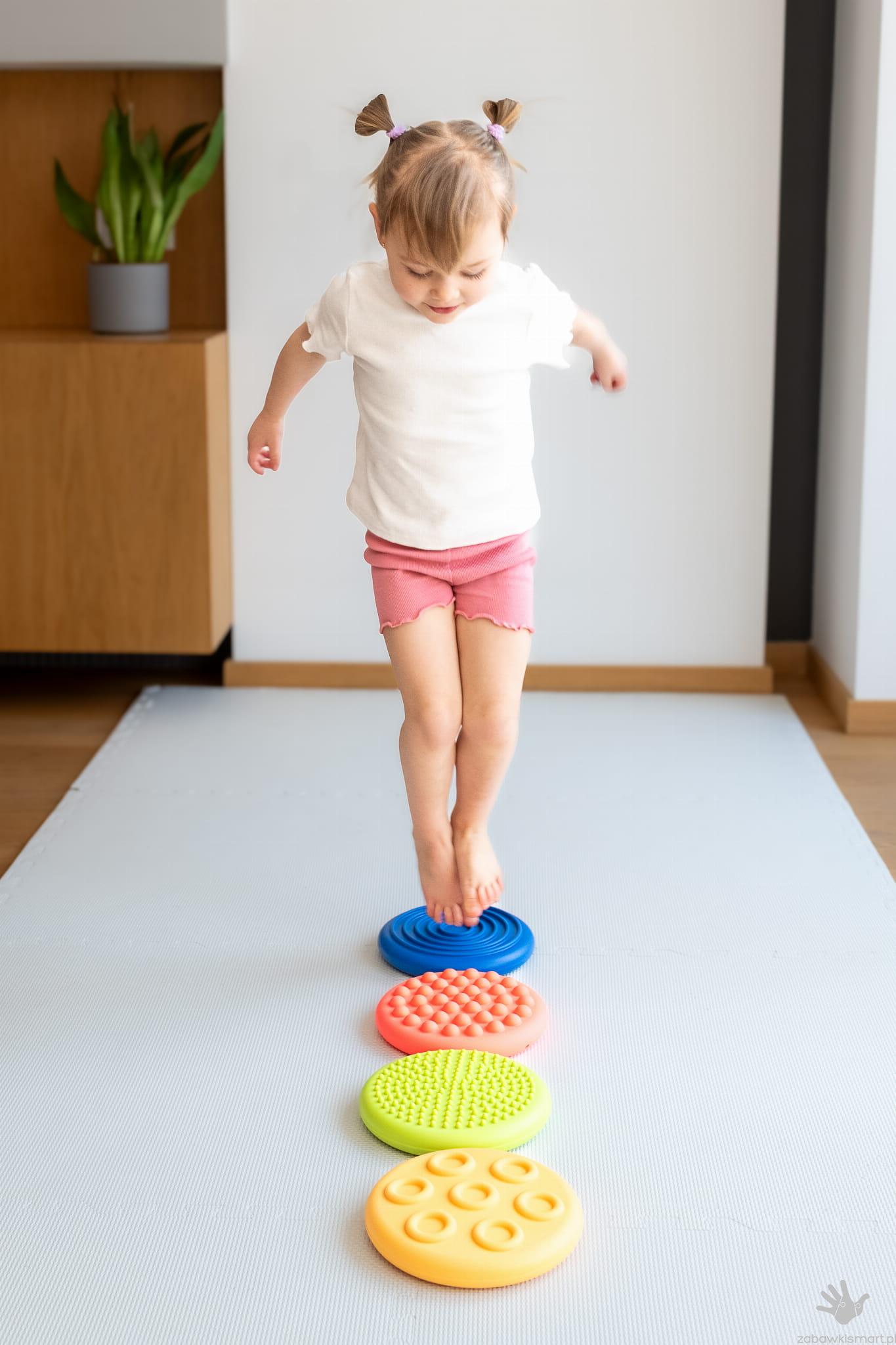 Dyski sensoryczne Tullo różne faktury- zestaw 4 szt. - obrazek 4