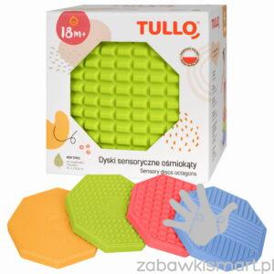 Dyski sensoryczne Tullo ośmiokąty- zestaw 4 szt.