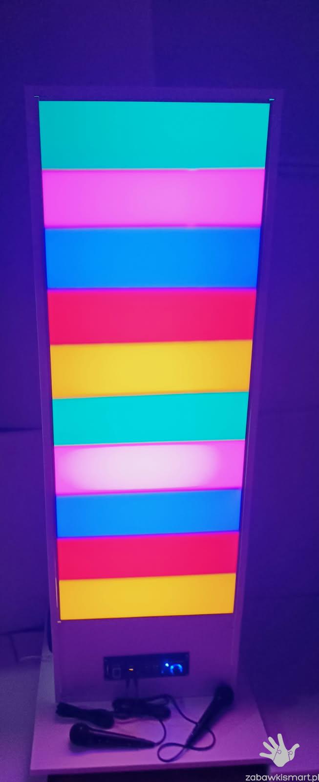 Duża kolumna świetlna z mikrofonami- wersja rozszerzona - obrazek 9
