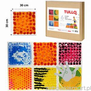 Fakturowe płytki sensoryczne Tullo (30x30 cm)- zestaw 6 szt.