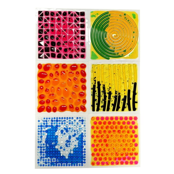 Fakturowe płytki sensoryczne Tullo (30x30 cm)- zestaw 6 szt. - obrazek 2