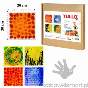 Fakturowe płytki sensoryczne Tullo (30x30 cm)- zestaw 4 szt.