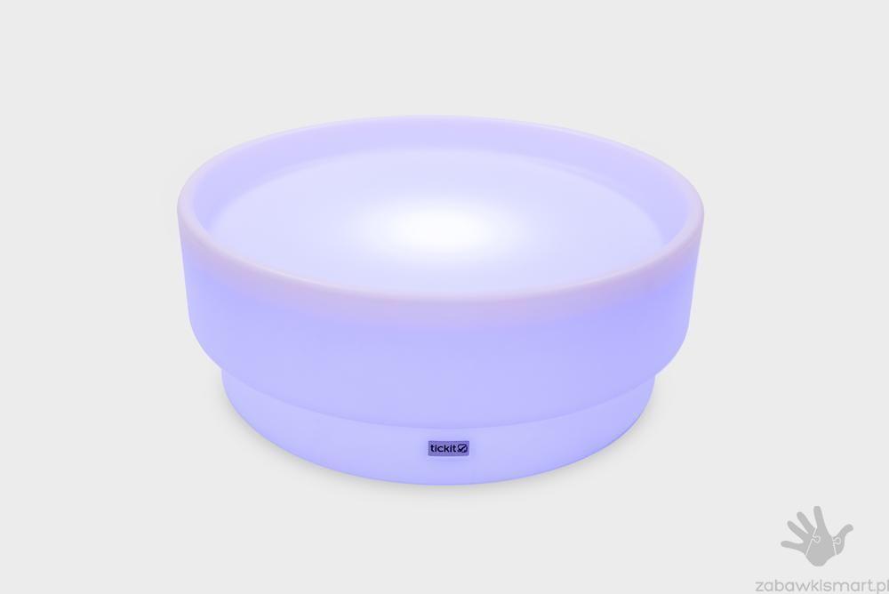 Podświetlany stół sensoryczny z zagłębieniem TickiT- niski