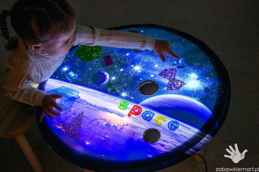 Mata do stolików sensorycznych TickiT- KOSMOS - obrazek 2