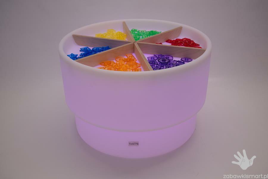 Podświetlany stół sensoryczny (podniesiona krawędź)- TickiT - obrazek 6