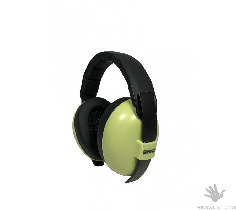 Słuchawki wygłuszające dla dzieci do 3 lat- pistacjowe