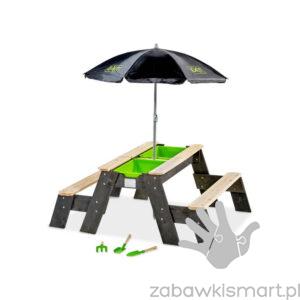 Stolik Exit do zabawy wodą i piaskiem + parasol
