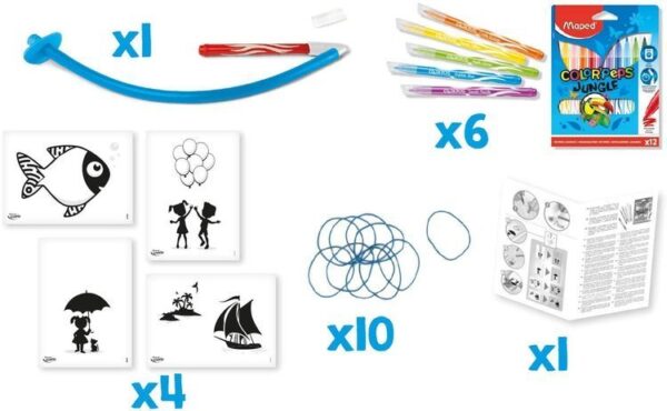 Flamastry dmuchane StringArt- Maped Creative - obrazek 3