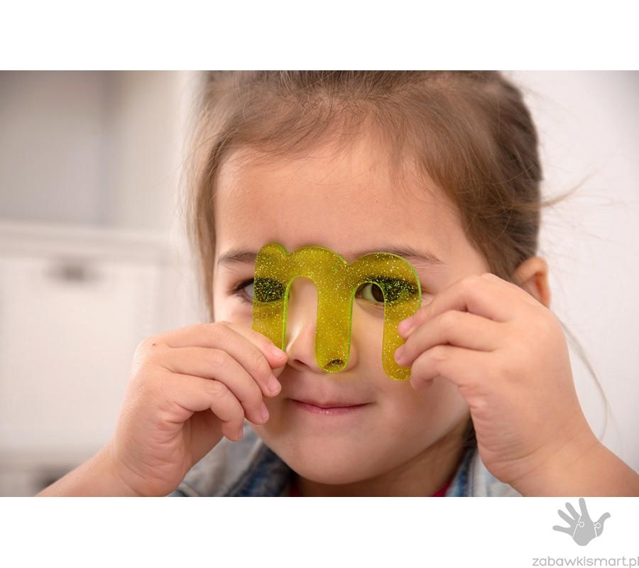 Tęczowe brokatowe litery TickiT - obrazek 5