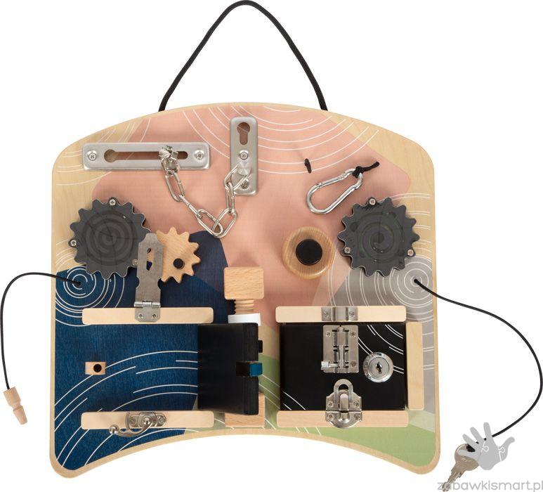 Tablica edukacyjna SmallFoot- zamki i pokrętła