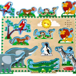 Puzzle z dźwiękiem ZOO- Melissa & Doug