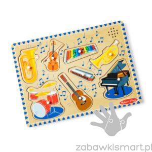 Puzzle z dźwiękiem- Instrumenty muzyczne Melissa & Doug