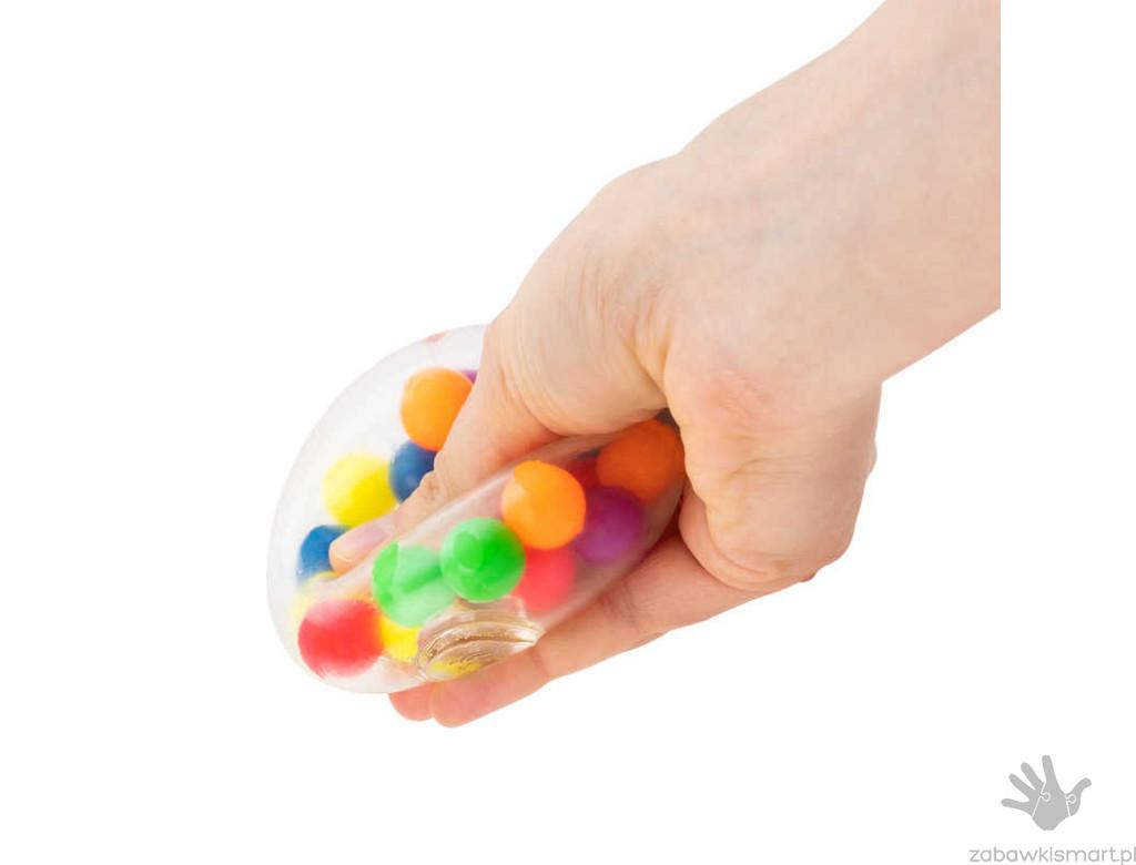 Piłka- gniotek z kuleczkami OneForFun - obrazek 2