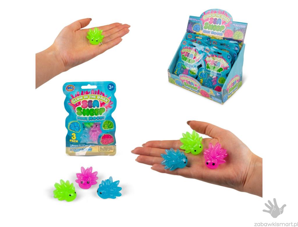 Morskie Owce Świecące w ciemności- Mini Mochi (3 szt.)