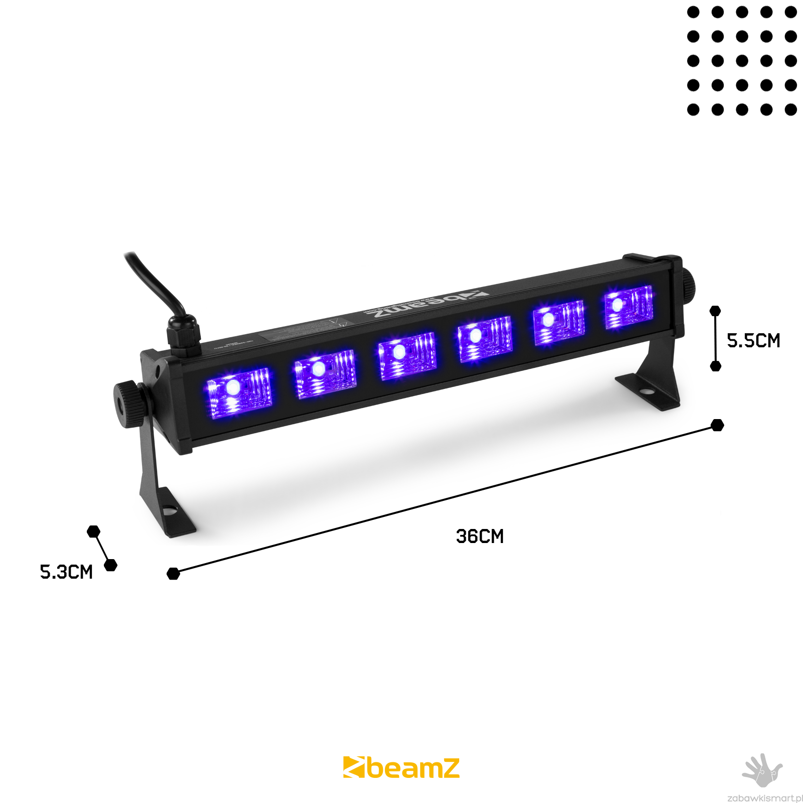 Belka LED UV BAR BUV63- BeamZ - obrazek 2