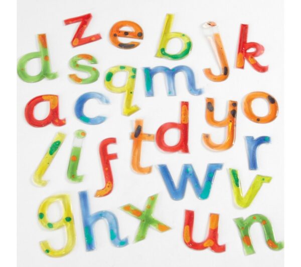 Sensoryczny żelowy alfabet TTS- zestaw 26 elementów
