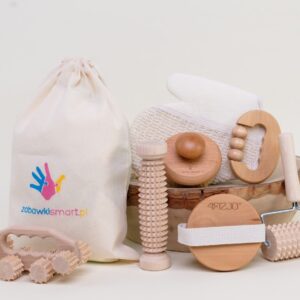 Zestaw do masażu- 7 elementów + worek