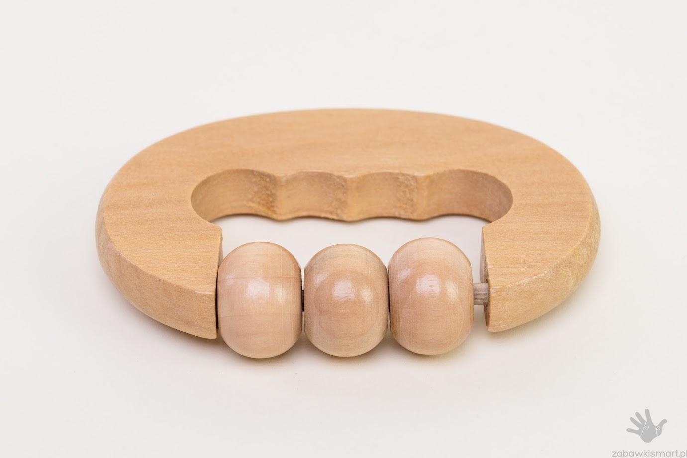 Drewniany masażer do ciała– roller ręczny