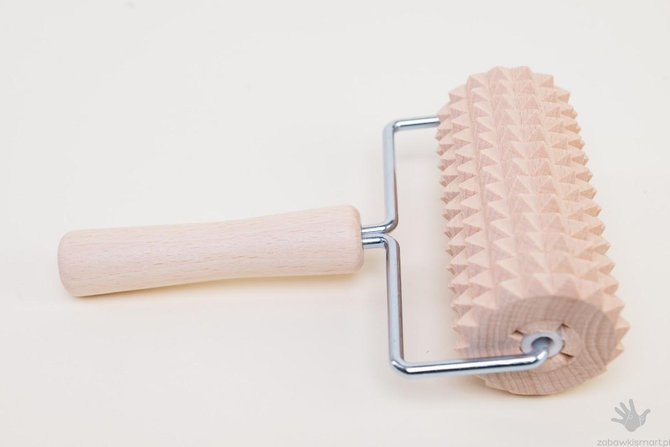 Masażer drewniany duży z rączką