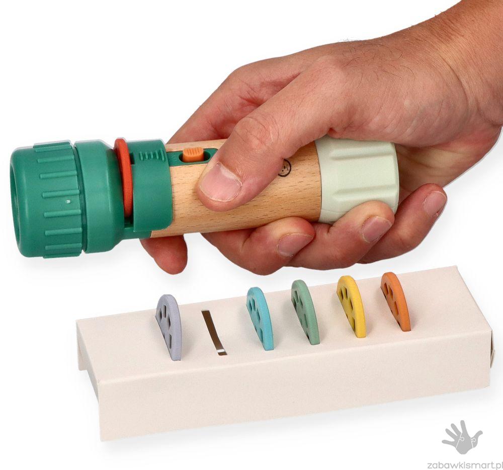 Latarka z projektorem slajdów- AdamToys - obrazek 3