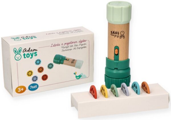 Latarka z projektorem slajdów- AdamToys