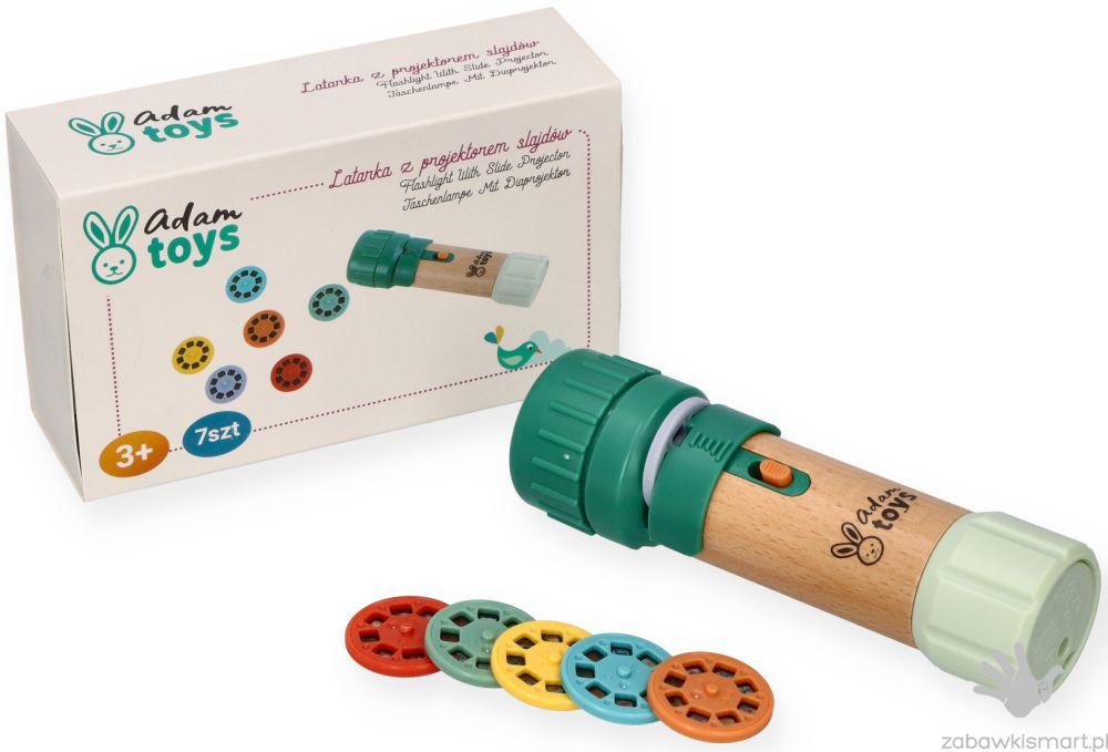 Latarka z projektorem slajdów- AdamToys - obrazek 4