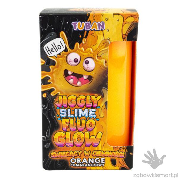 JIGGLY SLIME FLUO GLOW- Tuban (pomarańczowy) - obrazek 4