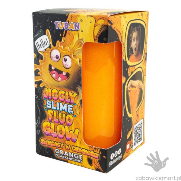 JIGGLY SLIME FLUO GLOW- Tuban (pomarańczowy)