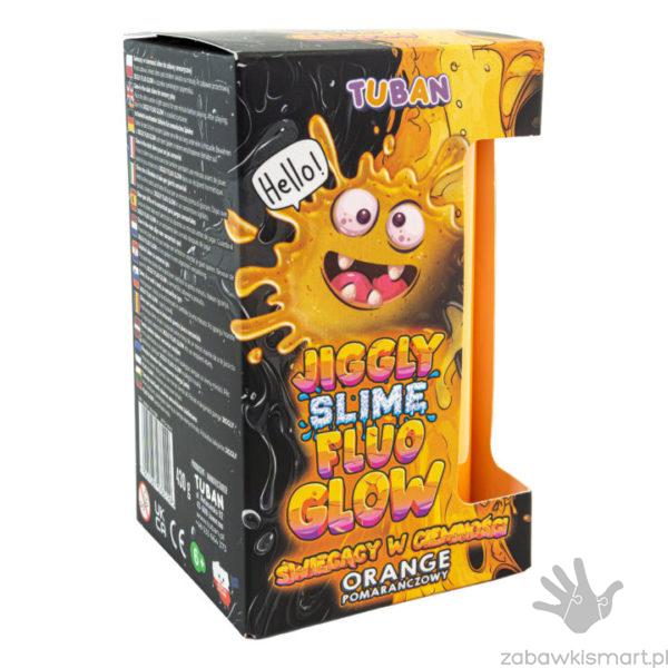 JIGGLY SLIME FLUO GLOW- Tuban (pomarańczowy) - obrazek 5