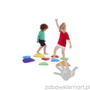 Kolorowe kamienie rzeczne Gonge- zestaw 9 szt.