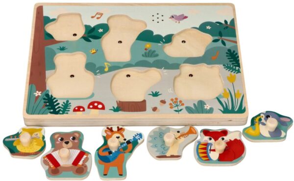 Puzzle z dźwiękiem AdamToys- Instrumenty muzyczne - obrazek 5