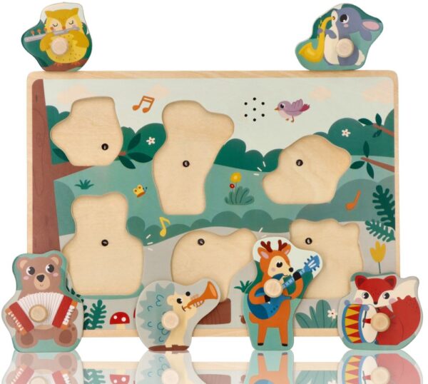 Puzzle z dźwiękiem AdamToys- Instrumenty muzyczne - obrazek 4