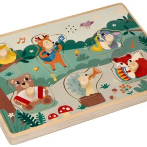 Puzzle z dźwiękiem AdamToys- Instrumenty muzyczne