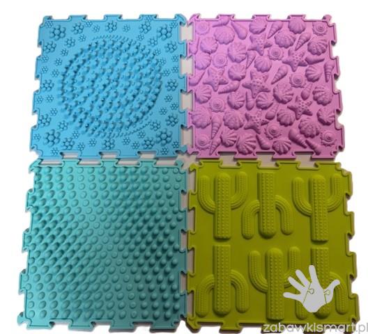 Sensoryczna mata podłogowa ORTOPEDEK- zestaw 12 elementów - obrazek 4