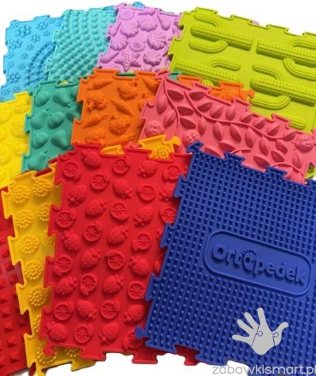 Sensoryczna mata podłogowa ORTOPEDEK- zestaw 12 elementów - obrazek 2